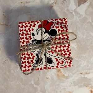 Disney: square Mickey and Minnie Mouse  coasters